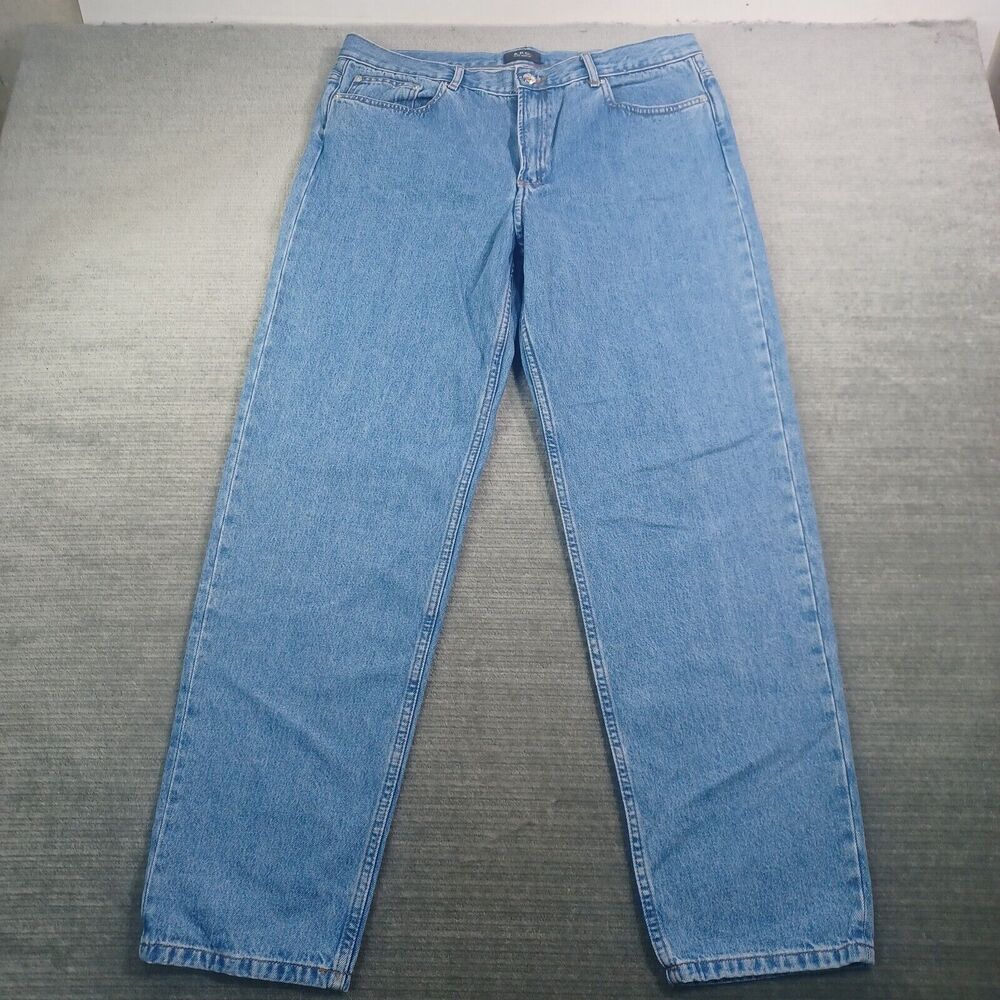 A.P.C. Light Blue Relaxed Fit Men’s Jeans